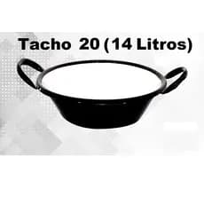 Tacho Esmaltado Para Frituras Nº 20 14 Litros Super Resistente Pastel, Salgados, Batata