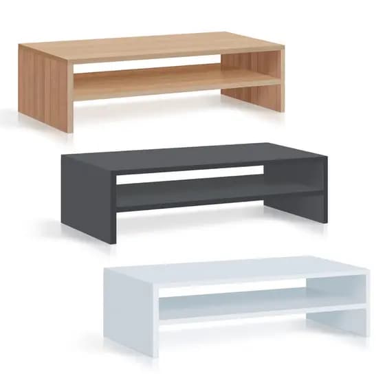 Suporte de Mesa em MDF Para Monitor Pc NoteBook Escritório Home Office Quarto Gamer
