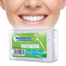 Kit Com 50/100/200/300 Unidades De Fio Dental Ultra Fino Com Arco Para Higiene Bucal Limpeza Eficaz