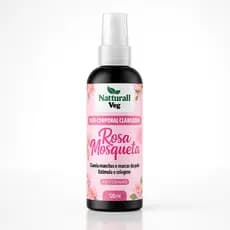Óleo de Rosa Mosqueta Clareador de manchas, foliculite e estrias vermelhas120l - Natturall-Veg