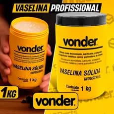 Vaselina Sólida 1kg Vonder Profissional Lubrificante Desmoldante Pronta Entrega Original
