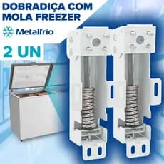 Dobradiça Com Mola Freezer Metalfrio 090239C017 Original Horizontal - DA400 DA420 DA170 DA550