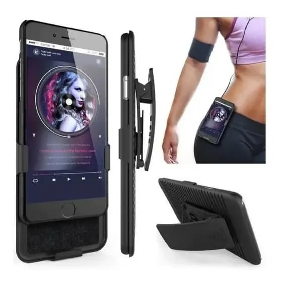 Suporte de Cintura + Capa para Samsung A05 / A05S / A06 / A07 / A15 / A16 / A17 / A25 / A27 / A36 / A55 / A56
