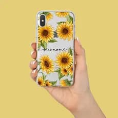 Capa Capinha de Celular Girassóis