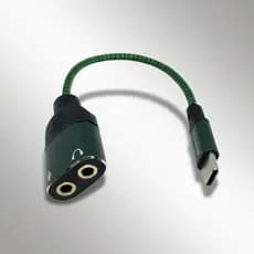 Adaptador Tipo C 2x P2 3.5mm Áudio E Microfone MCB-043