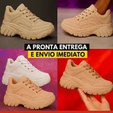 Plataforma Tênis Calçados Tênis Feminino Sneaker Buffalo - Envio 24hrs