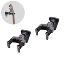 Kit 2 Suporte de Parede para Violão e Guitarra, Trava Automática