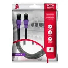 Cabo Patch Cord Cat8 FTP 2000 Mhz / 40 Gbps - 3 Metro