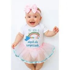 Body Bebê Menina Menino Arco Iris Body Frases Body Bori Bodi Bebe Arco Iris Mes Versario