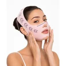 Máscara Lifting V-Line | Antiflacidez Papada Queixo Duplo | Cinta Facial Modeladora Reafirmante
