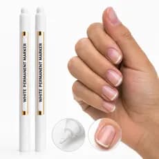 Caneta Francesinha Profissional 1mm Esmalte Nail Art Unhas Perfeitas Traço Fino Ultra Precisa