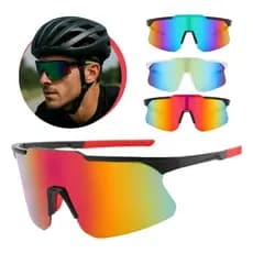 Óculos De Ciclismo Ao Ar Livre Masculino E Feminino UV400 Sol Esportivos Com Pára-Brisa Para Motocicleta