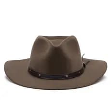 Chapéu Country Aba Curva Aveludado Rodeio Unissex Aba 8cm 2.0 Gustavo Lima