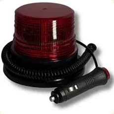 Giroflex Sinalizador Luz Led Emergência Vermelho Sinalização Viatura Moto Carro Caminhão Universal