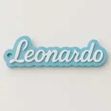 Chaveiro com Nome Personalizável 3D