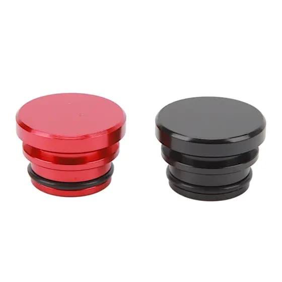 2 Pçs Poeira Plug Vermelho E Preto À Prova De Tomada Capa Veículos Com 12V New7.1