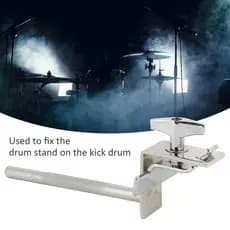 fgstbr Braçadeira De Suporte De Tambor Baixo Ajustável Metal Sino Clipe Acessórios De Fixação De Percussão5in