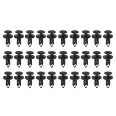 Fingerstyle-BR fangzi clipes de fixação automática de nylon fixadores de para-choque rebite 30 peças 8mm universais e