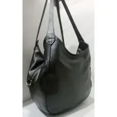 Bolsa Couro Legítimo Com 3 Repartições Design Elegante