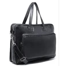 Bolsa  Executiva de Couro Legítimo Fabricação Própria Porta Notebook Divisórias