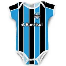 Body Infantil  Bebê Futebol Personalizado Gremio Grêmio Time com Nome