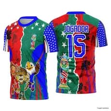 Camisa Camiseta Blusa Basica Copa de Mundo 2026 do Brasil Personalizada Com Seu NOME e ou LOGO