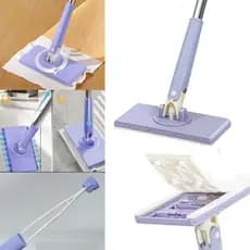RODO MOP ARTICULADO MINI AJUSTAVEL INOX MULTIFUNCIONAL LIMPA VIDROS PISO AZULEJO PORCELANATO