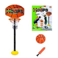 TABELA BASQUETE INFANTIL 115CM AJUSTAVEL COMPLETA BOLA BOMBA AR JOGO ESPORTE CRIANCA LAZER INTERIOR