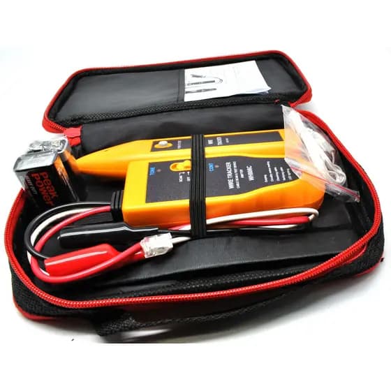 KIT LOCALIZADOR RASTREADOR IDENTIFICADOR DE CABOS ZUMBIDOR TELEFONIA E REDE COMPLETO