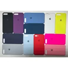 Capa Protetora para iPhone 7 Plus / iPhone 8 Plus silicone com interior aveludado