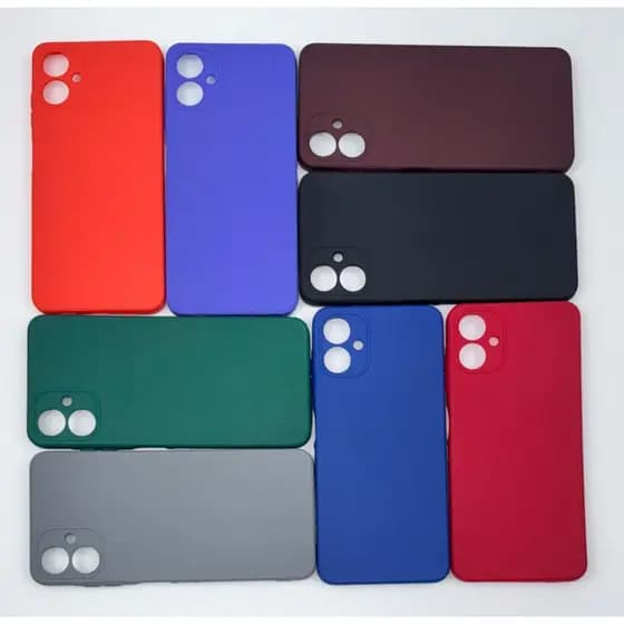 Case Capa para Samsung Galaxy A06 Silicone Proteção de Câmera Interior Aveludado Macia TPU Premium