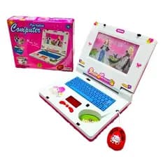 Notebook Laptop Infantil Musical Princesas Com Luzes Som e Mouse á Pilha ENVIO IMEDIATO