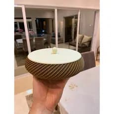 Porta objeto vaso decorativo com tampa vaso moderno e elegante