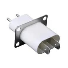 01 Pç/04 Pçs/08 Pçs Conector Para Magnetron Soquete Pino Plug Encaixe Tomada