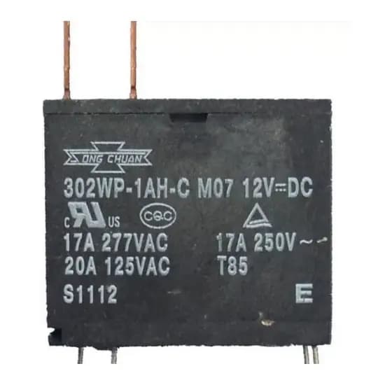 05 Peças Rele Microondas 12v 17a 250v M07 = M02