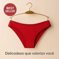 Calcinha Asa Delta em Microfibra de Poliéster Conforto e Praticidade Diária para Mulheres Modernas