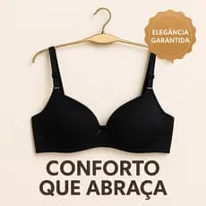 Sutiã Plus Size Sem Bojo Microfibra com Arco, Alças Ajustáveis e Laço Cetim Stella Mares