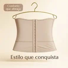 CINTA MODELADORA EM MICROFIBRA POLIAMIDA COM COLCHETE FRONTAL