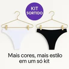 Kit 2 Calcinhas de Algodão Conforto e Praticidade para o Dia a Dia