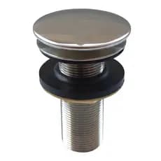 Valvula Click 7/8 Inox Ralo Pia Banheiro Cuba Lavabo Escoamento 30mm lavatório