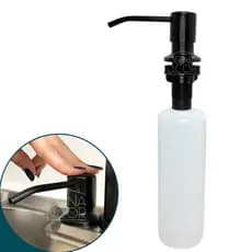 Dispenser dosador detergente Inox 304 350 ml oculto Cozinha porta detergente sabonete líquido