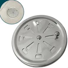 Ralo Grelha 10cm Redondo Tampa Abre Fecha Aço Inox 201 Ralo Para Banheiro Veda Cheiro Antiodor Luxo