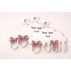 Kit Porta Laços Nuvem MDF Decorativo Revenda Atacado