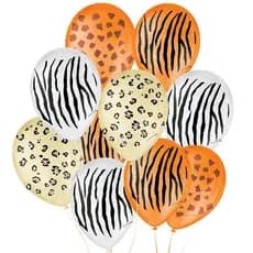 Balão Aniversario Festa Decoração Safari 23cm - 50 unidades