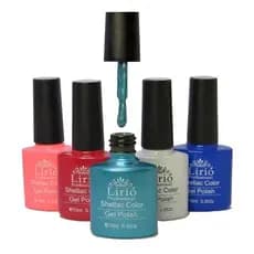 Kit 10 Esmaltes Em Gel variados A Cores Variadas Unhas Seca Cabine
