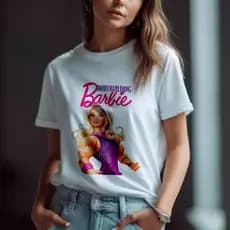 Blusa Feminina Academia Personalizada Barbie Bodybuilding Basica "Treino Fofo" Ideal Para Treino e Academia! Blusa Unissex, Camisa Malha Fria Modelo Barbie dry fit Lisa Raglan