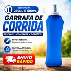 Garrafa Corrida Dobrável Flexível Soft Silicone Bike Squeeze Água