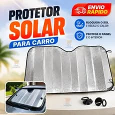 Protetor Solar Acessórios Carro Parabrisa Capa Uv Blackout Guarda Sol