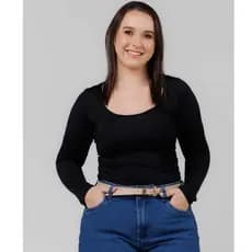 KIT COM DUAS BLUSAS TERMICAS GOLA U