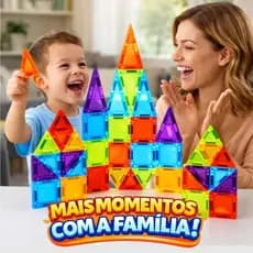 Mini Blocos Magnético De Montar Brinquedo Magnético Construção Educativo Infantil